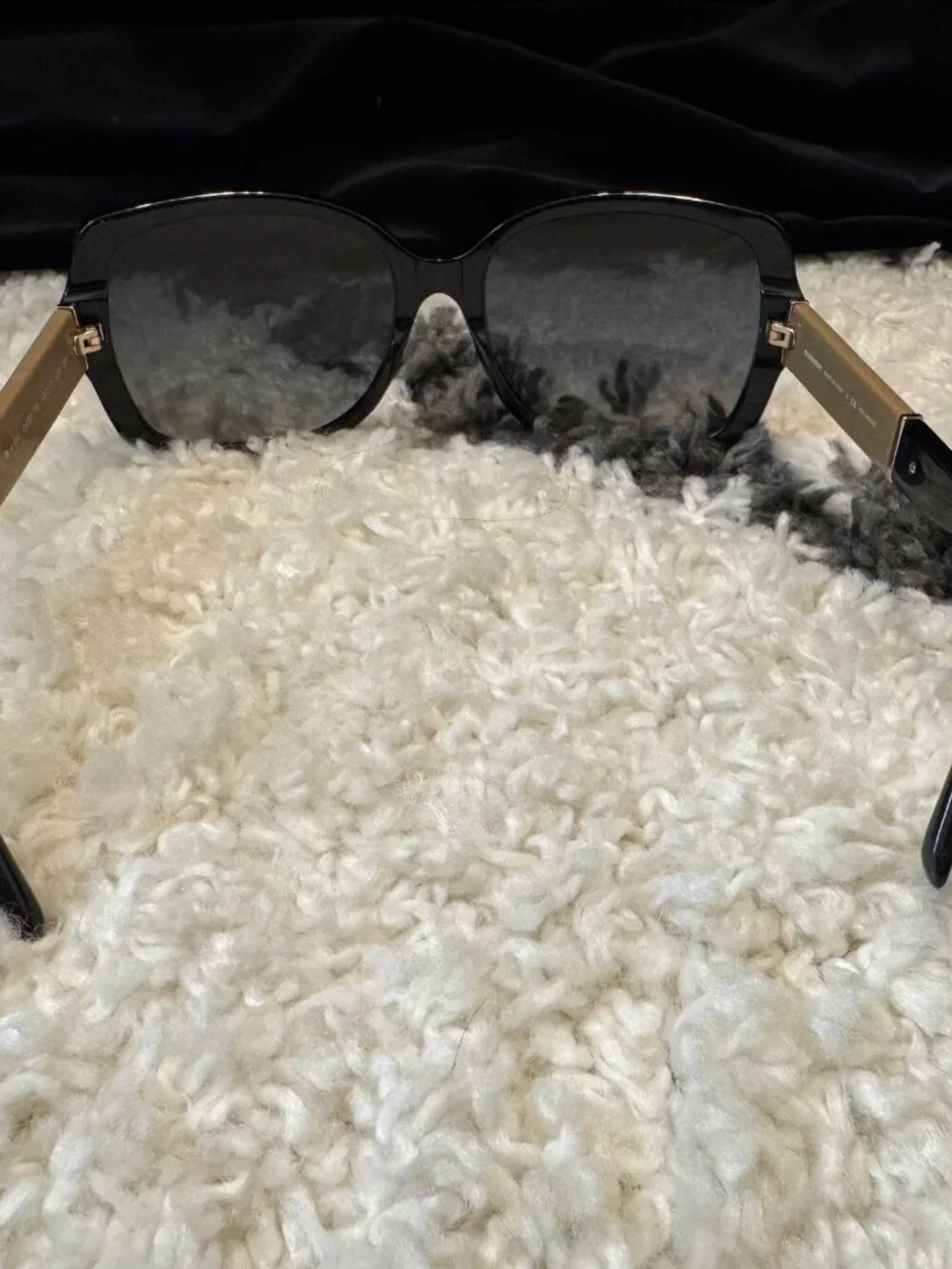 BURBERRY BE4160 34338G Black Grey Gradient 58 mm Women's Sunglasses